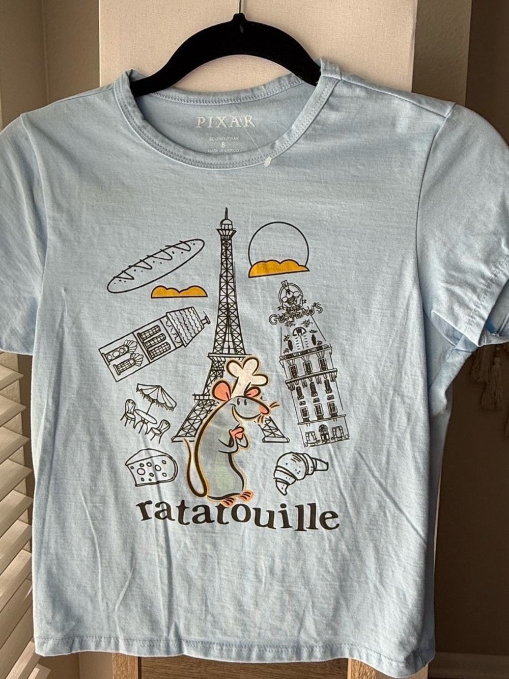 Pixar Ratatouille Light Blue Graphic Tee